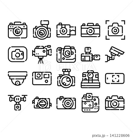 Various camera types and recording devices collection Various camera types and recording devices collection 141228606