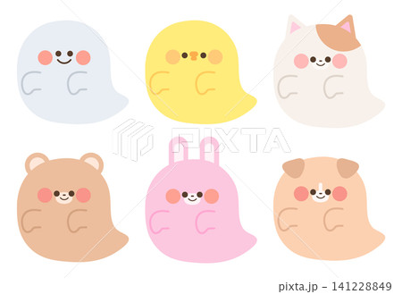 かわいいおばけのセット 141228849