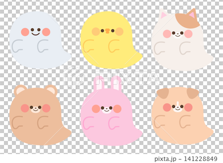 かわいいおばけのセット 141228849