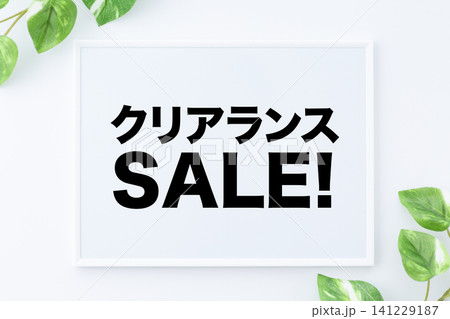 クリアランスセールのメッセージボード クリアランスセールのメッセージボード 141229187