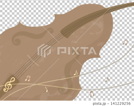 Simple violin and musical note background image Simple violin and musical note background image 141229256