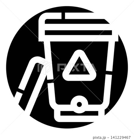 Takeaway coffee cup beverage icon graphic design Takeaway coffee cup beverage icon graphic design 141229467