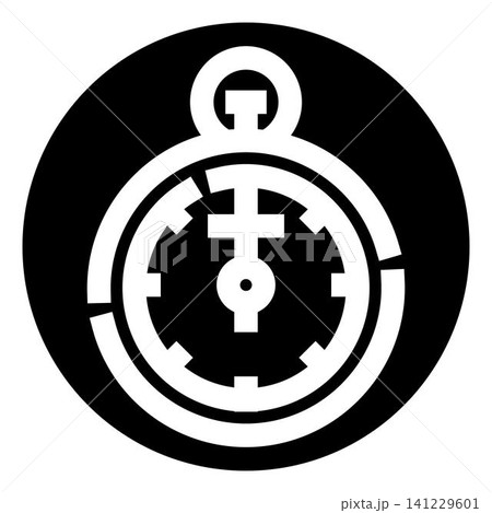 Stopwatch time icon showing measurement and countdown Stopwatch time icon showing measurement and countdown 141229601