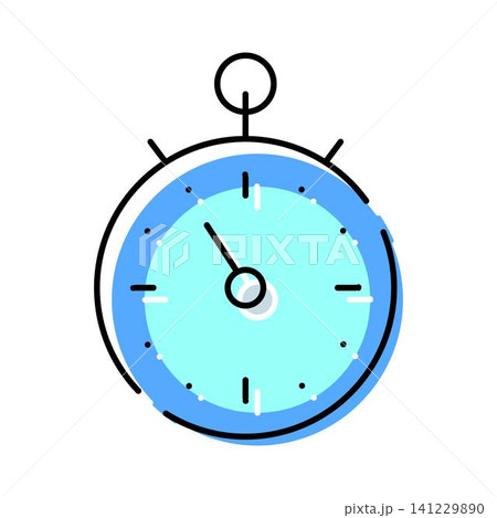 Stopwatch icon measuring urgency and deadline concept Stopwatch icon measuring urgency and deadline concept 141229890