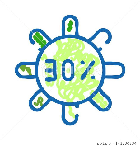 Thirty percent discount promotion offering sales savings 141230534