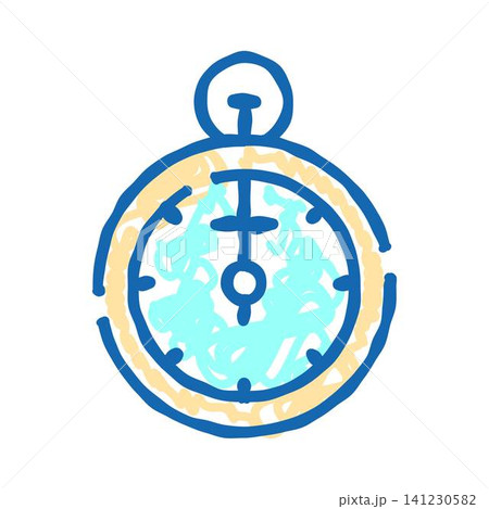 Stopwatch icon measuring time and speed concept Stopwatch icon measuring time and speed concept 141230582