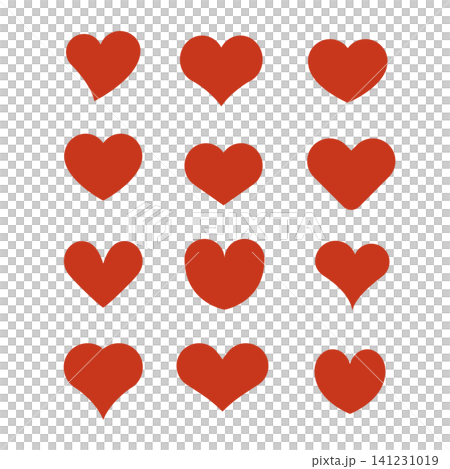 Heart Icon Set: Affection, Favorite, Like, Love Symbol Material Heart Icon Set: Affection, Favorite, Like, Love Symbol Material 141231019