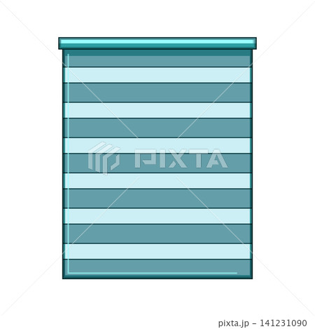 Roller blind with alternating striped pattern design Roller blind with alternating striped pattern design 141231090