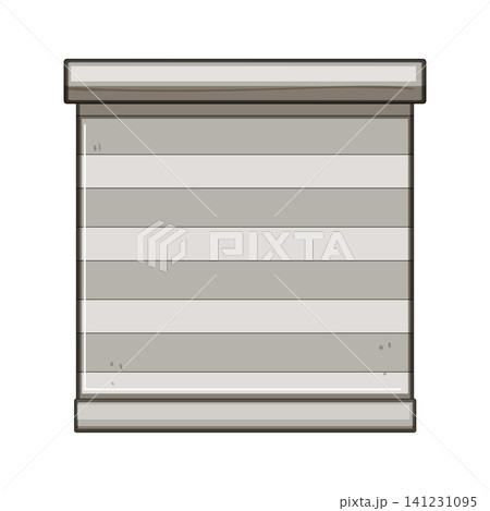 Roller blind closed providing privacy and sun protection Roller blind closed providing privacy and sun protection 141231095