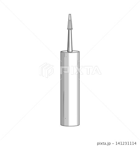 Silicone sealant tube representing construction, repair, and diy Silicone sealant tube representing construction, repair, and diy 141231114