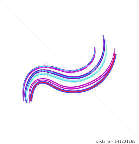 Abstract flowing waves creating dynamic colorful design Abstract flowing waves creating dynamic colorful design 141231169