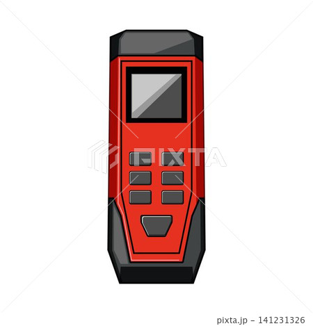 Electronic measuring device displaying accurate distance calculation tools 141231326