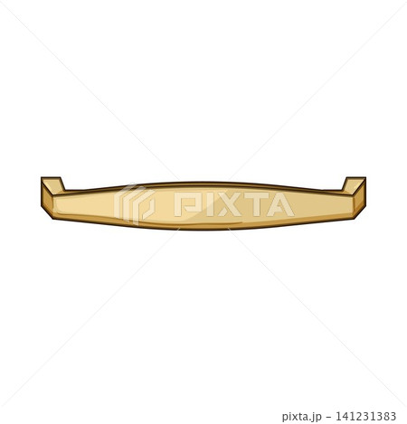 Golden drawer handle design element illustration Golden drawer handle design element illustration 141231383