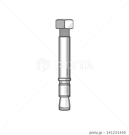 Expansion anchor bolt for secure fixing in materials 141231430