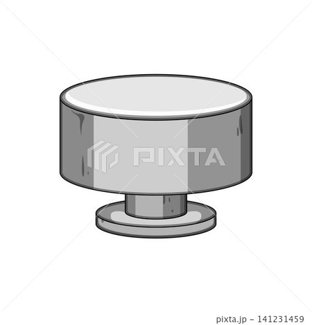 Cabinet knob illustration portraying home hardware item Cabinet knob illustration portraying home hardware item 141231459