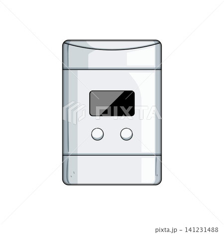 Carbon monoxide detector indicating home safety device 141231488