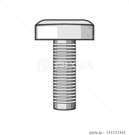 Carriage bolt vector illustration for construction and repair 141231491