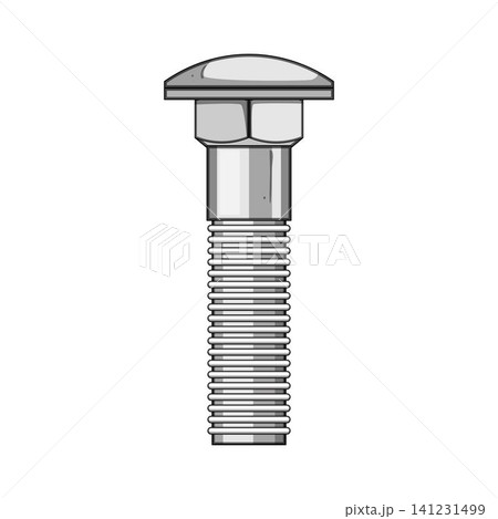 Stainless carriage bolt providing construction and fastening support 141231499