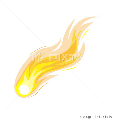 Comet tail glowing moving through space Comet tail glowing moving through space 141231519