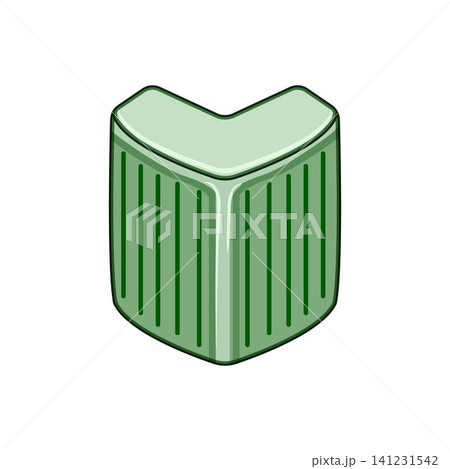 Green corner protector offering safety and impact protection 141231542