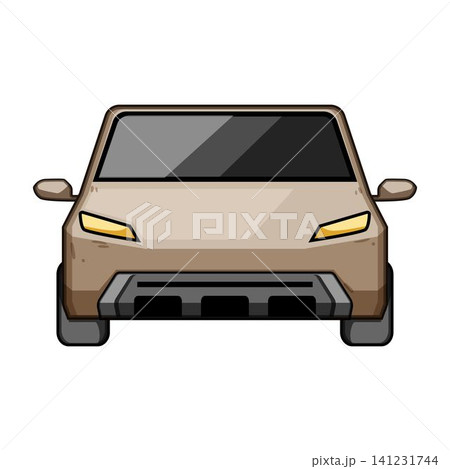 Modern off road vehicle driving illustration Modern off road vehicle driving illustration 141231744