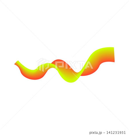 Abstract wavy fluid gradient stream flowing 141231931