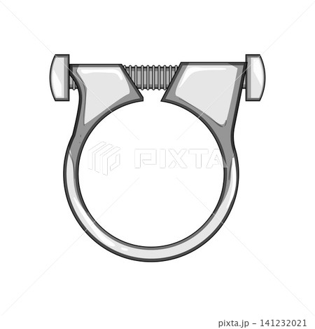 Hose clamp fastening tool object for security pipe connection Hose clamp fastening tool object for security pipe connection 141232021