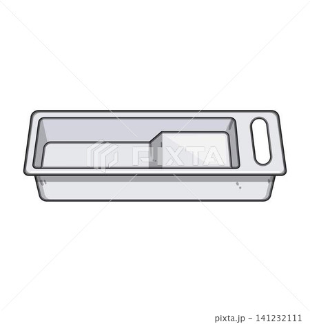 Empty paint tray for painting and renovation work 141232111