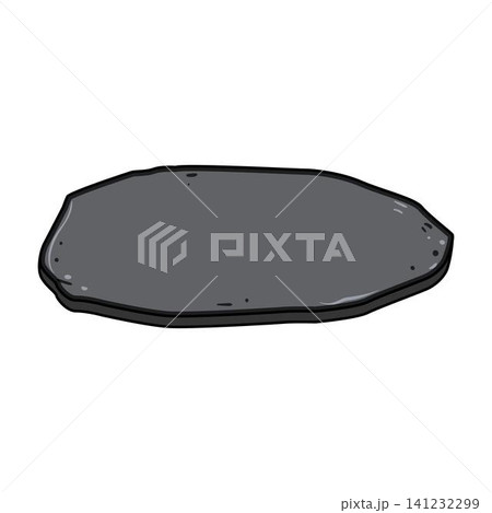 Slate texture serving plate with natural organic shape Slate texture serving plate with natural organic shape 141232299