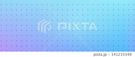 Soft blue degrade on graph paper grid with tiny cross points. Y2k tech notebook background with purple and pink corner glow. Smooth vector gradient grid in light sky tones for presentation backdrop Soft blue degrade on graph paper grid with tiny cross points. Y2k tech notebook background with purple and pink corner glow. Smooth vector gradient grid in light sky tones for presentation backdrop 141233349