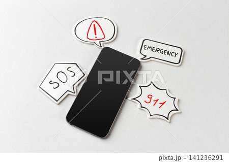 Emergency call setup with smartphone and SOS alerts for urgent situations Emergency call setup with smartphone and SOS alerts for urgent situations 141236291