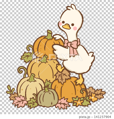 Cute Goose Sitting On Pumpkin Stack Kawaii Autumn Harvest Pumpkin Patch Cozy Fall Seasonal Clipart Illustration Cute Goose Sitting On Pumpkin Stack Kawaii Autumn Harvest Pumpkin Patch Cozy Fall Seasonal Clipart Illustration 141237904
