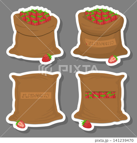 Sacks with natural food Sacks with natural food 141239470