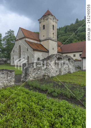 Cerveny Klastor monastery building and ruins in Slovakia Cerveny Klastor monastery building and ruins in Slovakia 141240056