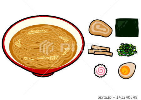 ラーメンとトッピングのセット ラーメンとトッピングのセット 141240549