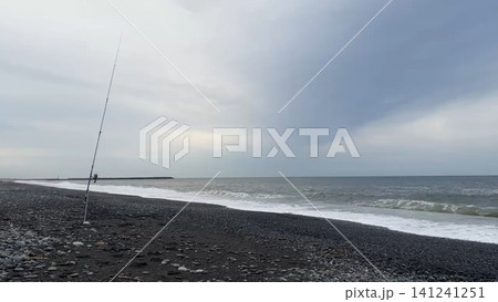 大樹町の鮭釣り風景 141241251