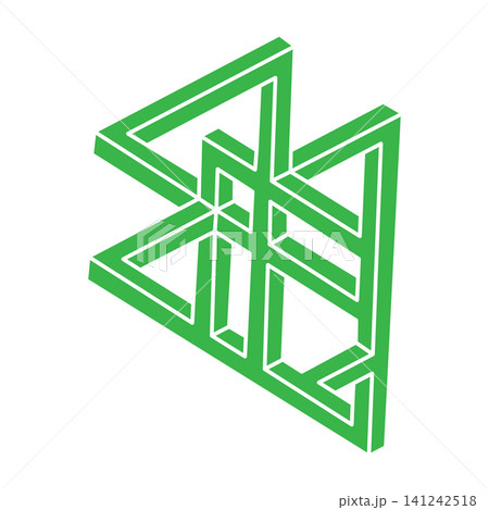 Impossible shapes. Sacred geometry. Optical illusion figures. Abstract eternal geometric objects. Impossible endless outline shapes. Op art. Impossible geometry shape on a white background. Line art. Impossible shapes. Sacred geometry. Optical illusion figures. Abstract eternal geometric objects. Impossible endless outline shapes. Op art. Impossible geometry shape on a white background. Line art. 141242518