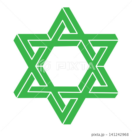 Logo. Illusion shapes. 3d geometry. Optical illusion figures. Sacred geometry object. Logo. Illusion shapes. 3d geometry. Optical illusion figures. Sacred geometry object. 141242968
