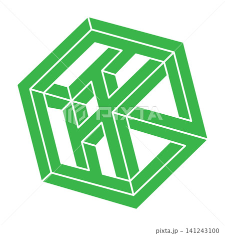 Impossible shapes. Optical illusion logo. Sacred geometry figure. Abstract eternal geometric object. Impossible endless outline. Optical art. Impossible geometry shape on a white background. Impossible shapes. Optical illusion logo. Sacred geometry figure. Abstract eternal geometric object. Impossible endless outline. Optical art. Impossible geometry shape on a white background. 141243100