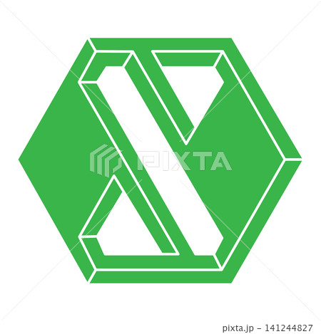 Impossible shapes. Sacred geometry logo. Optical illusion figure. Abstract eternal geometric objects. Impossible endless outline shapes. Optical art. Impossible geometry shape on a white background. Impossible shapes. Sacred geometry logo. Optical illusion figure. Abstract eternal geometric objects. Impossible endless outline shapes. Optical art. Impossible geometry shape on a white background. 141244827