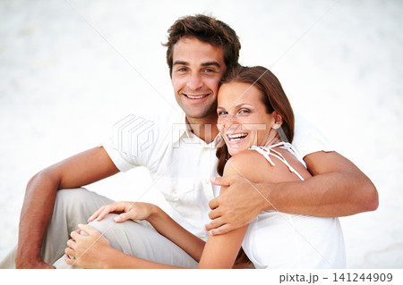 Happy couple, portrait and love in outdoor with hug, romance and travel for honeymoon in nature. Man, woman and smile face for bonding together with care, peace and trip for commitment in marriage Happy couple, portrait and love in outdoor with hug, romance and travel for honeymoon in nature. Man, woman and smile face for bonding together with care, peace and trip for commitment in marriage 141244909