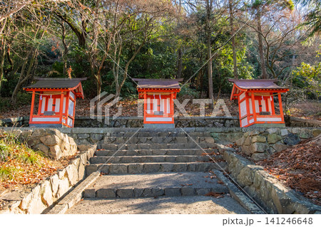 岡山県岡山市 吉備津神社の末社・三社宮(春日宮・大神宮・八幡宮) 岡山県岡山市 吉備津神社の末社・三社宮(春日宮・大神宮・八幡宮) 141246648