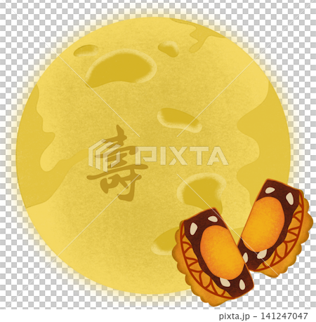 mid autumn festival moon with mooncake mid autumn festival moon with mooncake 141247047