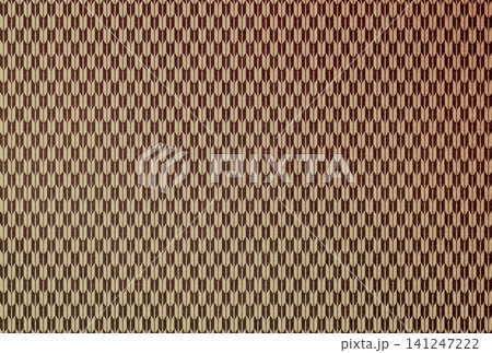 茶色の布生地に白茶色の矢絣模様のグラデーションがある背景画像11 茶色の布生地に白茶色の矢絣模様のグラデーションがある背景画像11 141247222