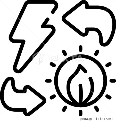 Energy Efficient Modern and Creative Icon 141247861