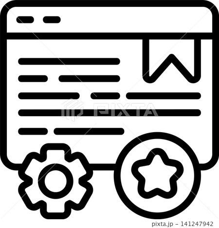 Schema Markup Modern and Creative Icon 141247942