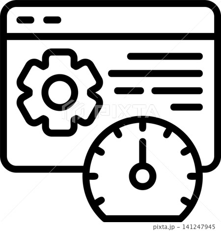 Site Speed Optimization Modern and Creative Icon Site Speed Optimization Modern and Creative Icon 141247945