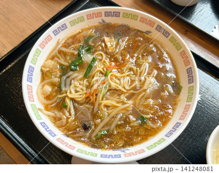 具沢山あんかけ焼きそば、町中華の定番麺料理 具沢山あんかけ焼きそば、町中華の定番麺料理 141248081