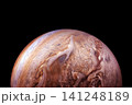 Planet Jupiter on a dark background. Elements of this image furnished by NASA 141248189