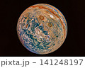Planet Jupiter on a dark background. Elements of this image furnished by NASA 141248197